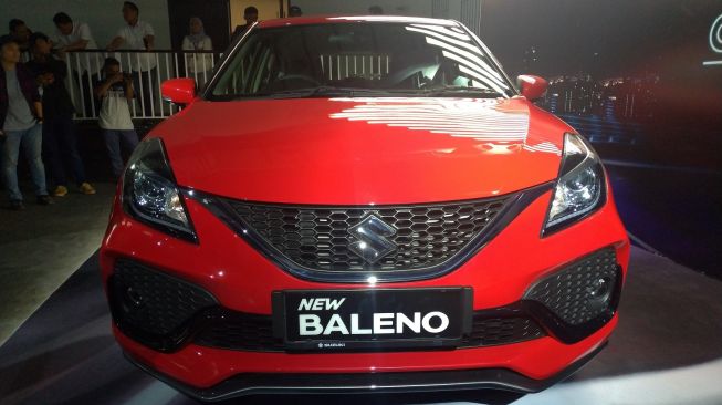 New Suzuki Baleno diperkenalkan di Jakarta, Jumat (20/12/2019). [Mudikgratis.co.id/Manuel Jeghesta Nainggolan]