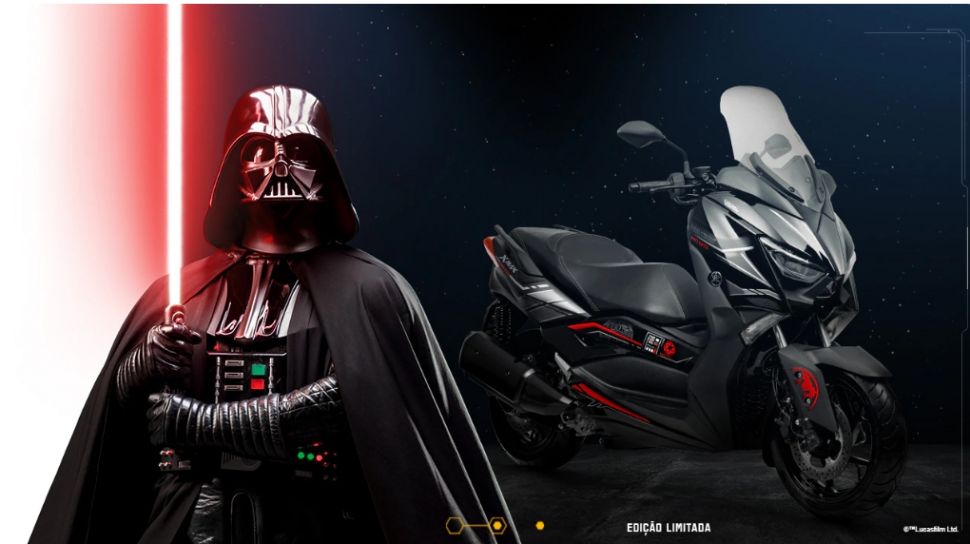 Yamaha XMAX Tampil Sangar dengan Wajah Darth Vader Star Wars, Segini Harga untuk Menebusnya