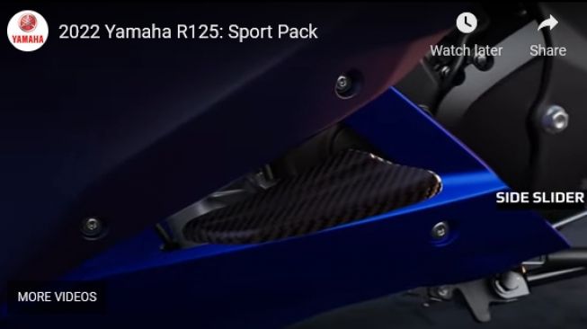 Yamaha YZF-R125 sendiri saat ini tidak dipasarkan di Indonesia [screenshot Yamaha via Visordown].