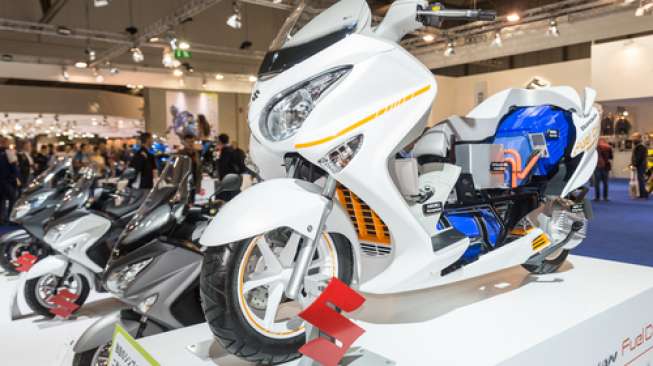 Suzuki Burgman Fuel Cell Concept bertenaga hidrogen. Sebagai ilustrasi [Shutterstock]