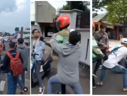 Aksi 3 Pelajar Bikin Ulah di Jalan saat Naik Honda Scoopy, Ojol Emosi Lalu Baku Hantam Terjadi