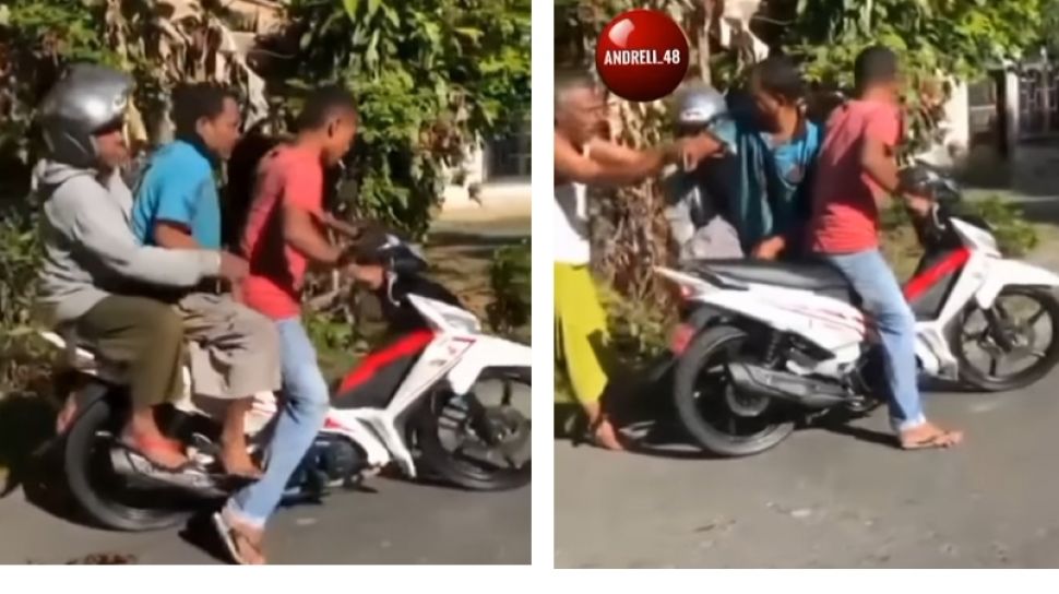 Niat Bantu dan Angkut Pria yang Luka-luka di Jalan, Pemotor Ini Malah Bikin Apes Korban