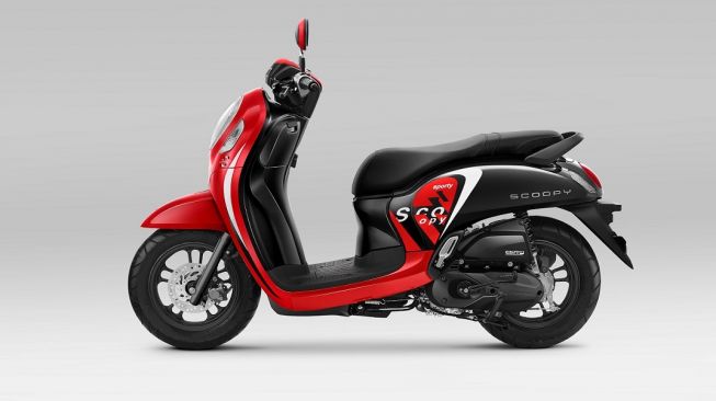 New Honda Scoopy Sporty Red [PT AHM].